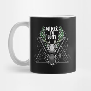 Aromantic Oh Deer I'm Queer Mug